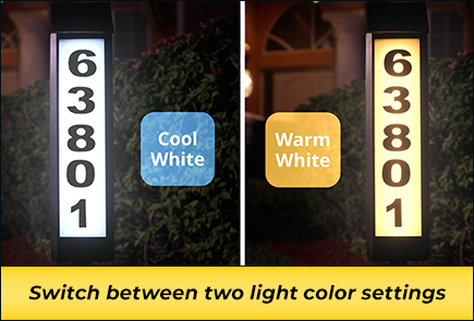 Switch between two light color settings